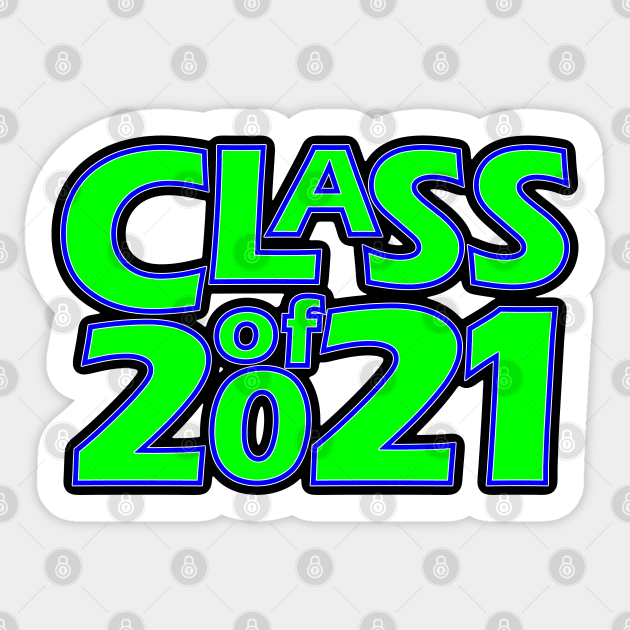 Grad Class of 2021 Sticker by gkillerb